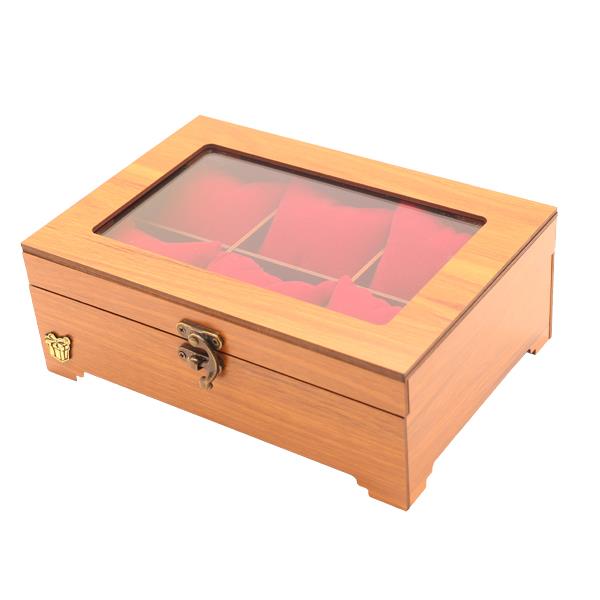 جعبه ساعت لوکس باکس مدل چوبی کد LB320-0